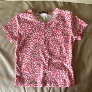 BRANDY MELVILLE CHEETAH PRINT TOP